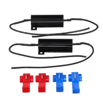 

6Pcs 50W 6ohm LED Bulb Load Resistor Turn Signal Light Error Free Daytime Running Lights Resistance Fix Load Resistor Kit