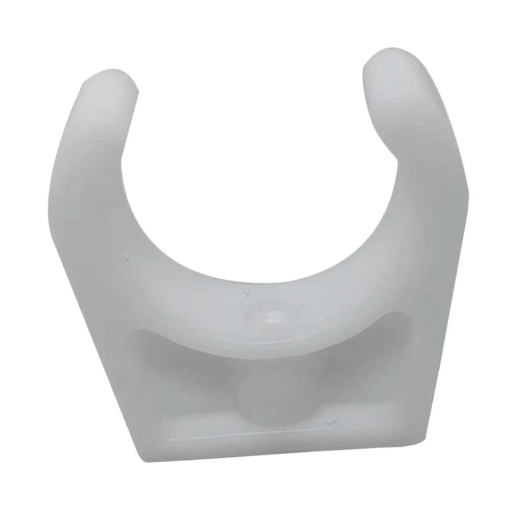 C Shape Ladder Stowing Storage Clips Clamps for Boat 1 3/4 inch White