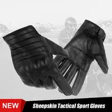 Новинка, мужские перчатки для езды на мотоцикле, перчатки из овчины, кожаные перчатки, тактические перчатки, Guantes moto invierno moto s, дышащие
