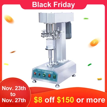 

220V/550W Stainless steel shell electric Sealing machine Commercial Multifunction PET can Milk powder can Sealer