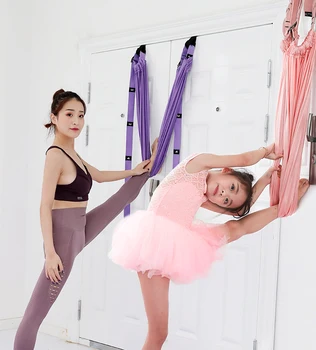 Yoga Rope Stretch Strap For Ballet Cheer Dance Home Belt Yoga Trainer Door Gymnastics Pulls