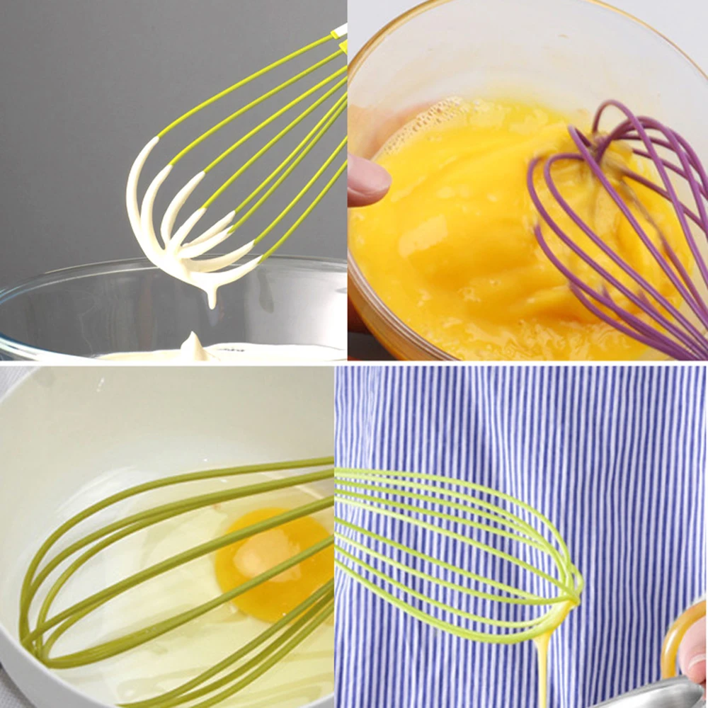 New Rotary Multifunction Egg Whisk Egg beater Mixer Kitchen Baking Tool