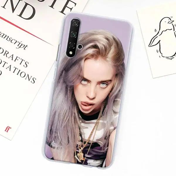 H06 Billie Eilish Халид чехол для Honor 20 Pro 10 20 Lite 20i Honor 8X 9X 8A Pro 8C 8 секунд воспроизведение 3e Твердый чехол-накладка для телефона чехол - Цвет: H06