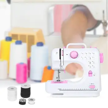 

Small Household Sewing Machine Multifunctional Electric Lock Sewing Machine US Electric Household Sewing Machine Multifunction