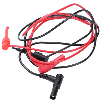 

2x Security 4MM Banana Plug to Test Hook Wire Cable Set For Multimeter 3A 1M