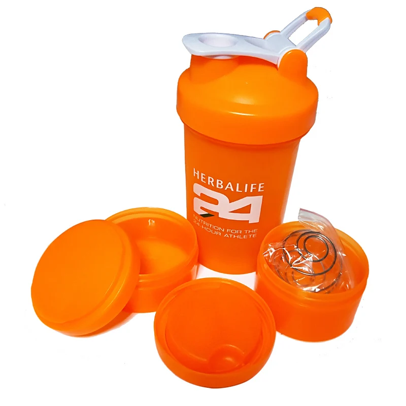 450ml orange 1Л крупногабаритная бутылка для воды 1000 мл Frozem переносная космическая бутылка Herbalife спортивное питание изготовленный на заказ шейкер бутылка - Цвет: 450ml orange