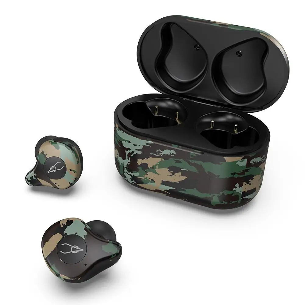 

E12 5.0TWS Camouflage Wireless Bluetooth Earphone Mini In-Ear Automatic Pairing With Charging Bin Sports Bluetooth Headset