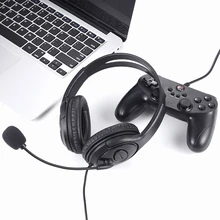 Telephone Traffic Headset USB Wired Headset Gaming Computer Learning Headphone Adjustable Microphone Volume