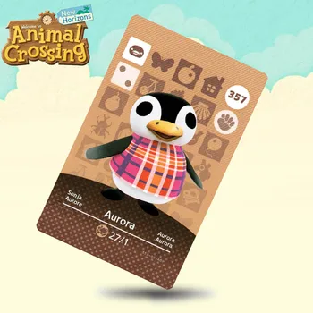 

357 Aurora Animal Crossing Card Amiibo Cards Work for Switch NS 3DS Games