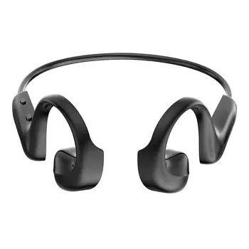 ワイヤレス骨伝導ヘッドセット防水スポーツBluetooth5.0 ヘッドセット内蔵したデュアルノイズキャンセル用マイクサイクリングジム
