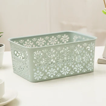

Without lid Plastic Socks Storage Box Case Hollow Underwear Baskets Closet Organizer Clothes Kids Toys Kitchen Home Organization