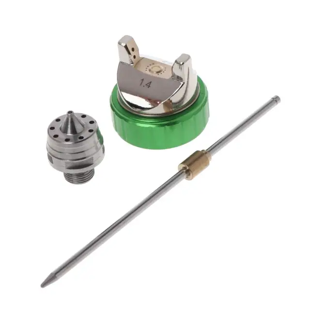 1.4mm Nozzle Kit Set Replacement Part For HVLP Spray Gun H-827 Han Pneumatic Ejection Paint 3
