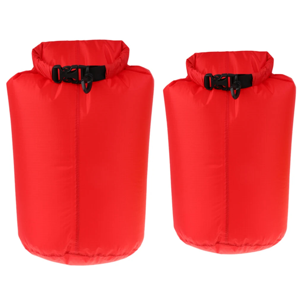 2шт 5L& 10L Открытый Водонепроницаемый сухой мешок дышащий мешок Каяк Лодка рюкзак