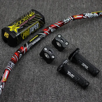

Handlebar for PRO Taper Pack Bar 1-1/8" Handle Bar Pads Grips Pit Pro Racing Dirt Pit Bike Motorcycle CNC 28mm Adapter