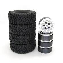 Metall Felge Hub mit Gummi Reifen Reifen für WPL C24 C34 C44 MN D90 D91 MN99S RC Auto Upgrade teile Zubehör