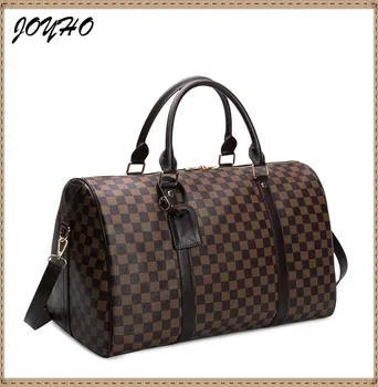 

Men Women Classic Large Capacity PU Leather luggage bag Gym Bag Fitness Sport Bags Travel Shoulder Handbag Male Bag Duffel Bag