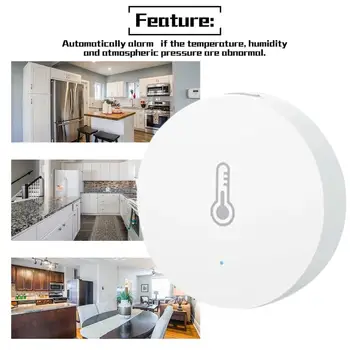 

2020 Smart Temperature Humidity Sensor Wifi Wireless Work With Smart Home