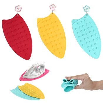 

Silicone Iron Hot Protection Rest Pad Mat Safe Surface Iron Stand Mat Rest Ironing Pad Insulation Boards