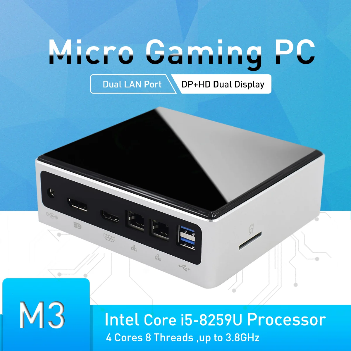 10TH Gen Mini PC i7 10510U 2 * DDR4 RAM Wind10 с вентилятором компьютера i7 8559U m.2 SSD Type C SD 4K HTPC i5 8250U DP HDMI WIFI|Мини ПК| | АлиЭкспресс