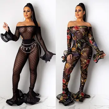 

Autumn Winter Women Two Piece Set Top and Pants Plus Size Tracksuit Sweatsuit Outfit Floral Print Sexy Jumpsuit Pants Sets