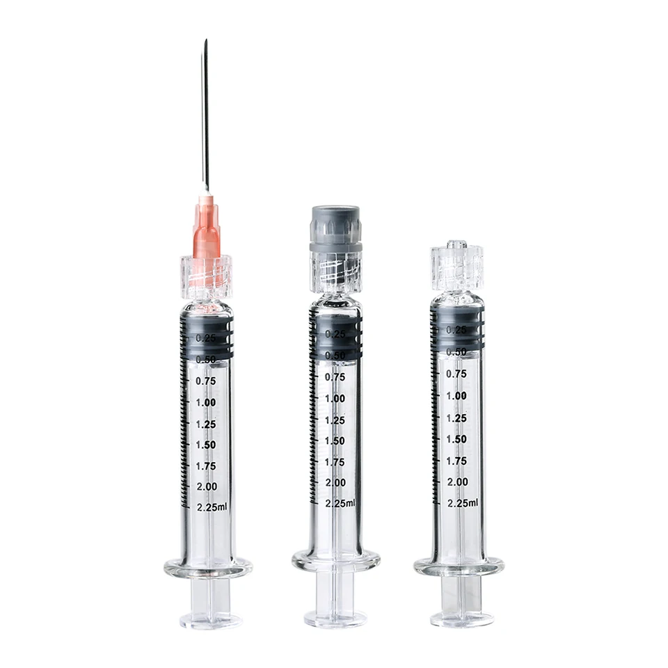 Newest glass syrince 1.0ML 2.0ML For CBD Oil Glass Cartridge Luer lock CBD Accessories With Clean and Safe Package VAPE bottles (4)