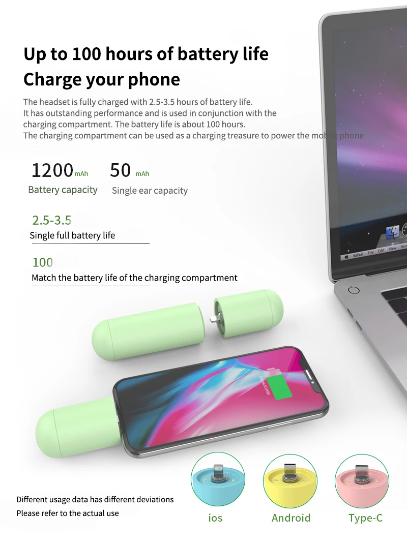 S10 матовая bluetooth-гарнитура 5D стерео объемная беспроводная гарнитура Мини Портативная стереогарнитура с внешним аккумулятором для всех смартфонов