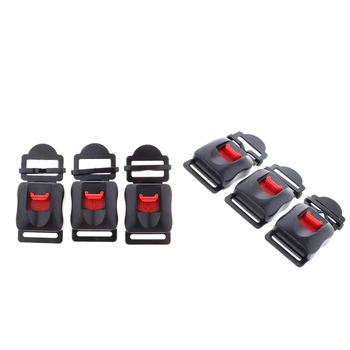 

MagiDeal 6x Bike Helmet Chin Strap Speed Sewing Clip Quick Release Buckle