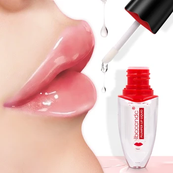 

New Big Lips Plumper Transparent Lip Gloss Volume Lip Gloss Long Lasting Moisturizer Transparent Lipgloss Clear Makeup Lip Tint