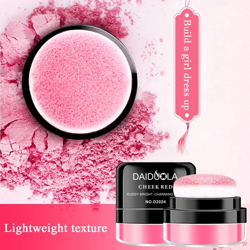 Air Cushion Blush Rouge Powder Mushroom Head Easy To Color Natural Nude Lasting Brightening Skin Makeup