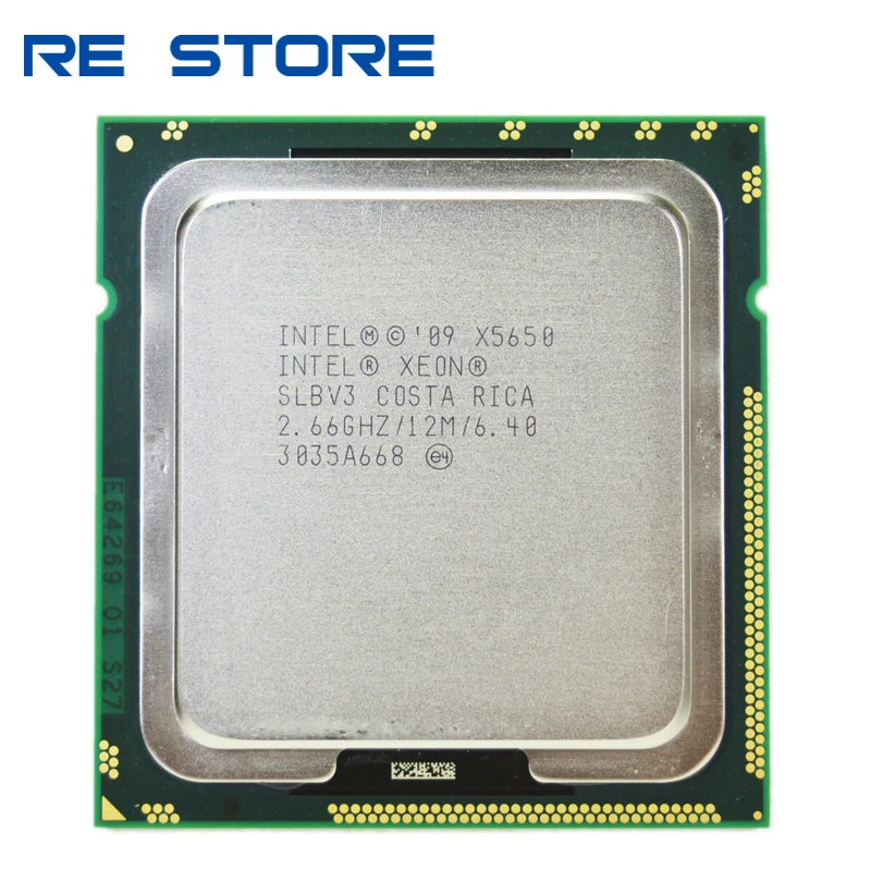 Intel Xeon X5650 SLBV3 Processor Six Core 2.66GHz LGA1366 12MB L3 Cache server CPU top processor