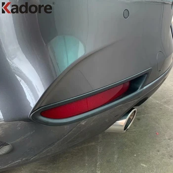

For Mazda 3 Axela 2019 2020 Carbon Fiber Front Fog Light Lamp Bumper Foglight Cover Trim Bezel Car Styling Accessories