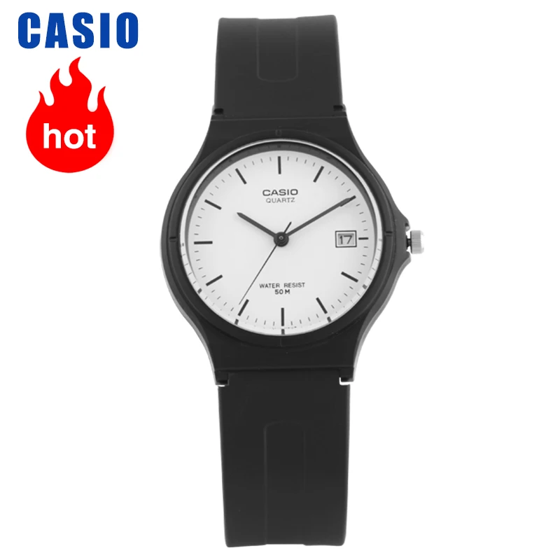 Модные Повседневные кварцевые мужские часы серии указки Casio MW-59-7E | Наручные