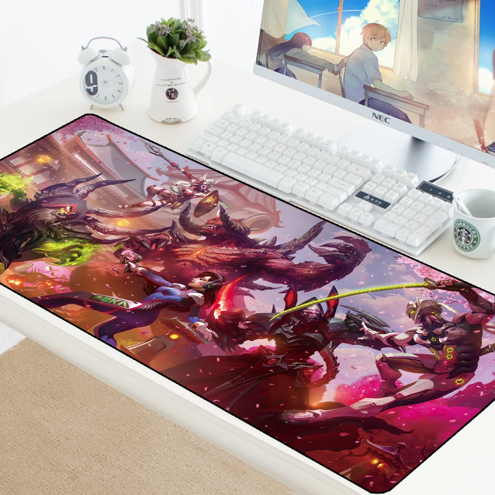 Overwatch коврик для мыши геймерский коврик для мыши игровой коврик для мыши Противоскользящий большой XL коврик для мыши офисный коврик для ПК настольный коврик для мыши для Dota 2