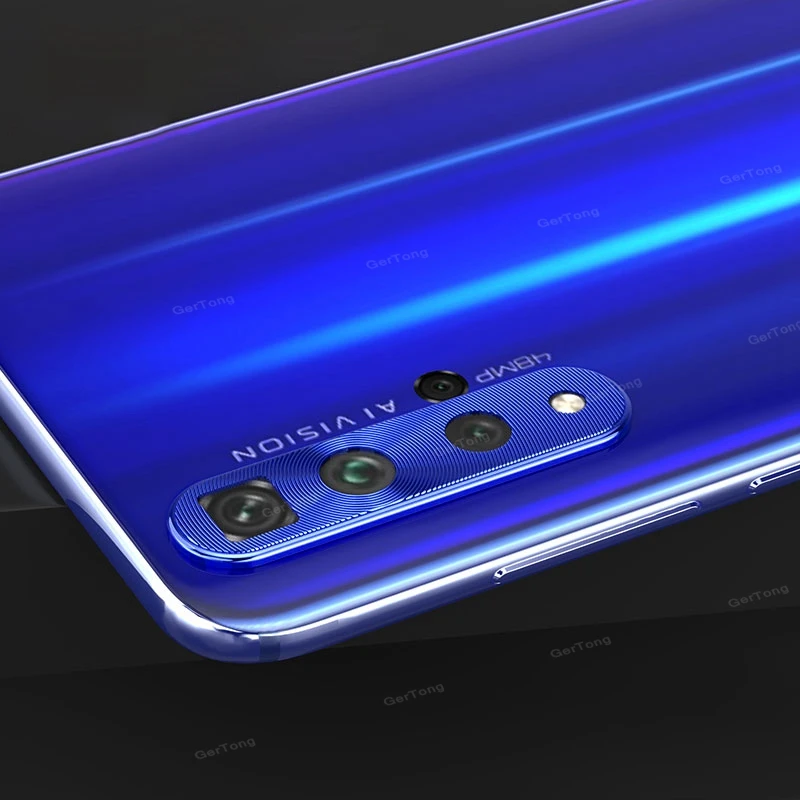 Blue Камера Защитная крышка объектива для huawei Honor 20 Pro кольцо покрытие Алюминий Камера чехол для huawei Nova 4 4e кольцо защиты - Цвет: Blue