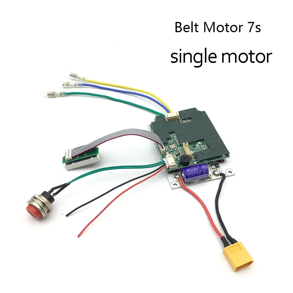 Belt Motor 7s 24-36 в электрический контроллер скейтборда одиночный/двойной пульт дистанционного управления ESC заменитель контроллер скутера аксессуары для пояса/ступицы двигателя - Цвет: Belt Motor 7s