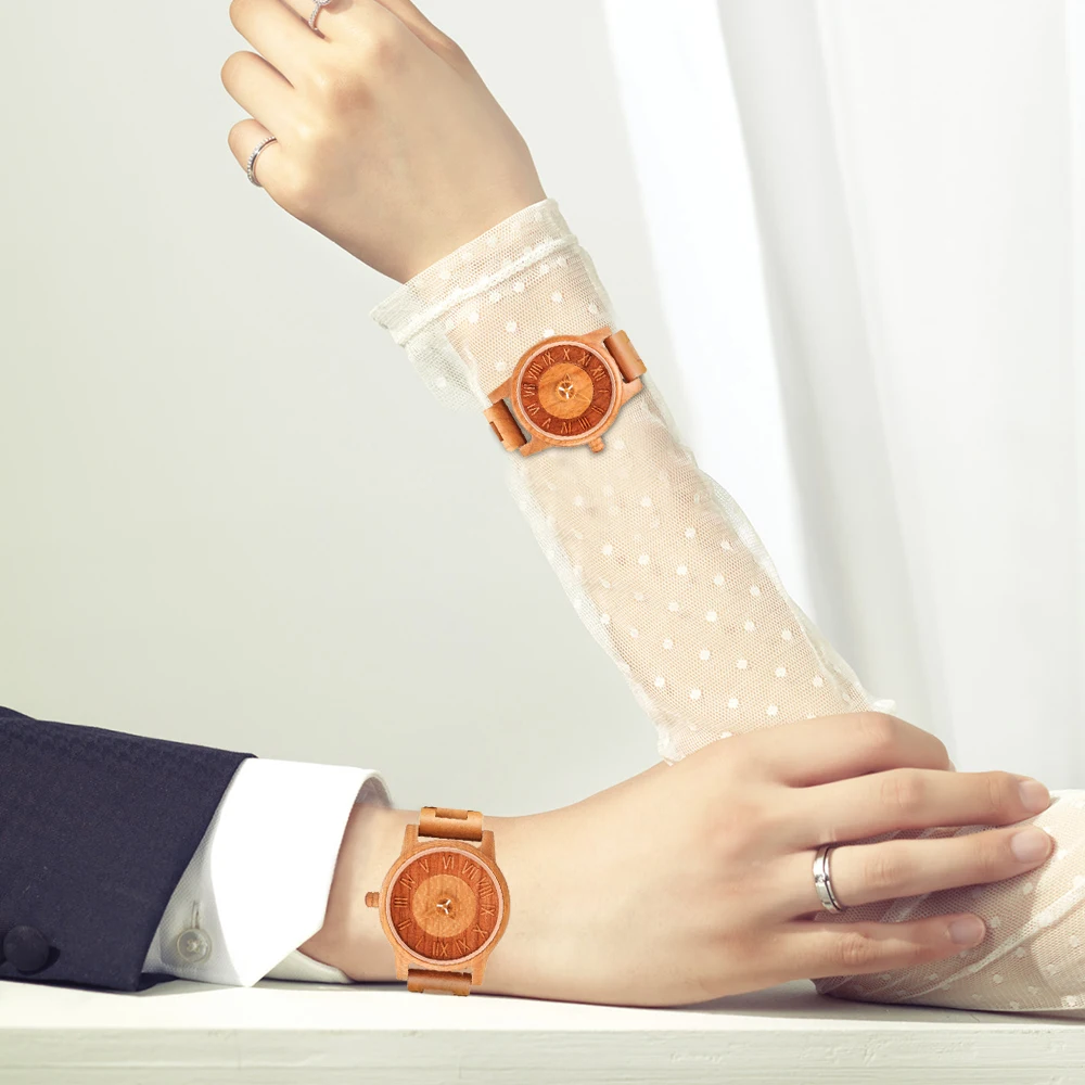 Shifenmei Watch Fashion Quartz Ladies Wooden Watch Casual Lover Wood Watches Women Men Top Brand Luxury Couple Clock