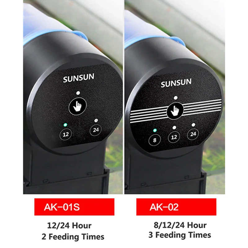 Automatic Aquarium Feeder Goldfish Smart Timing Auto Fish Feeder Food Feeding 8/12/24 Hours Timer Feeding For Office Worker
