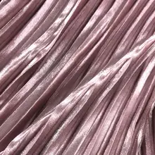 3 м DIY осень и зима плиссированные измельченный золотой бархат одежда ткань для длинной юбки ТРУБА Топ Платье мятая шелковая бархатная ткань