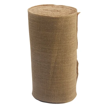 

10M Vintage Table Runner Burlap Hessian Ribbon Wedding Party Craft Decor