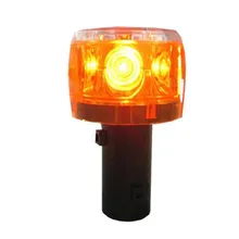 6 шт. мигающий светодиодный Предупреждение ющий светильник для безопасности дорожного движения используется, солнечный кукурузный светильник