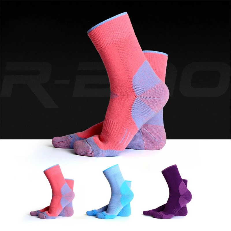 8 Colors Winter Merino Wool Thermal Camping Hiking Socks For Men Women Ski Snowboard Climbing Sports Socks Trekking Thermosocks