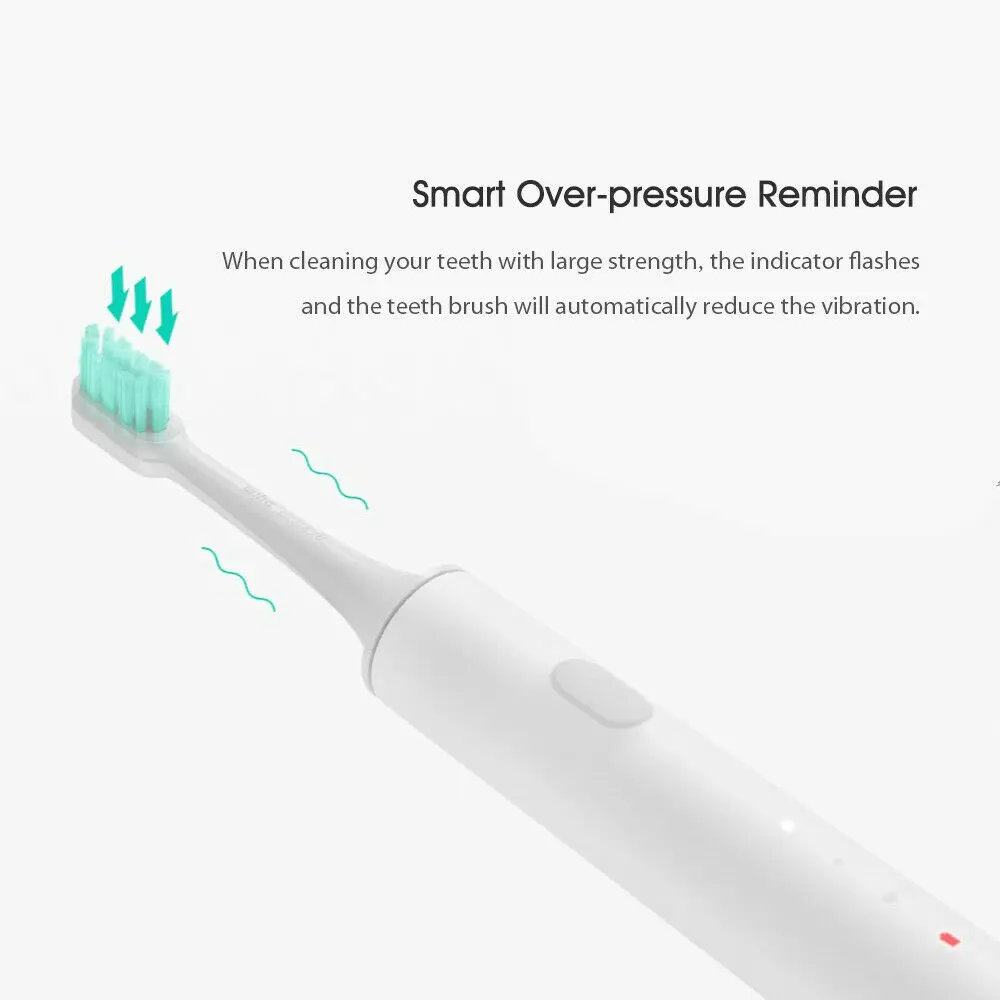 Xiaomi MIJIA T500 Sonic Electric Toothbrush Smart Tooth brush Ultrasonic Whitening Teeth IPX7 Waterproof Vibration Toothbrushes Xiaomi MIJIA T500 Sonic Electric Toothbrush Smart Tooth brush Ultrasonic Whitening Teeth IPX7 Waterproof Vibration Toothbrushes