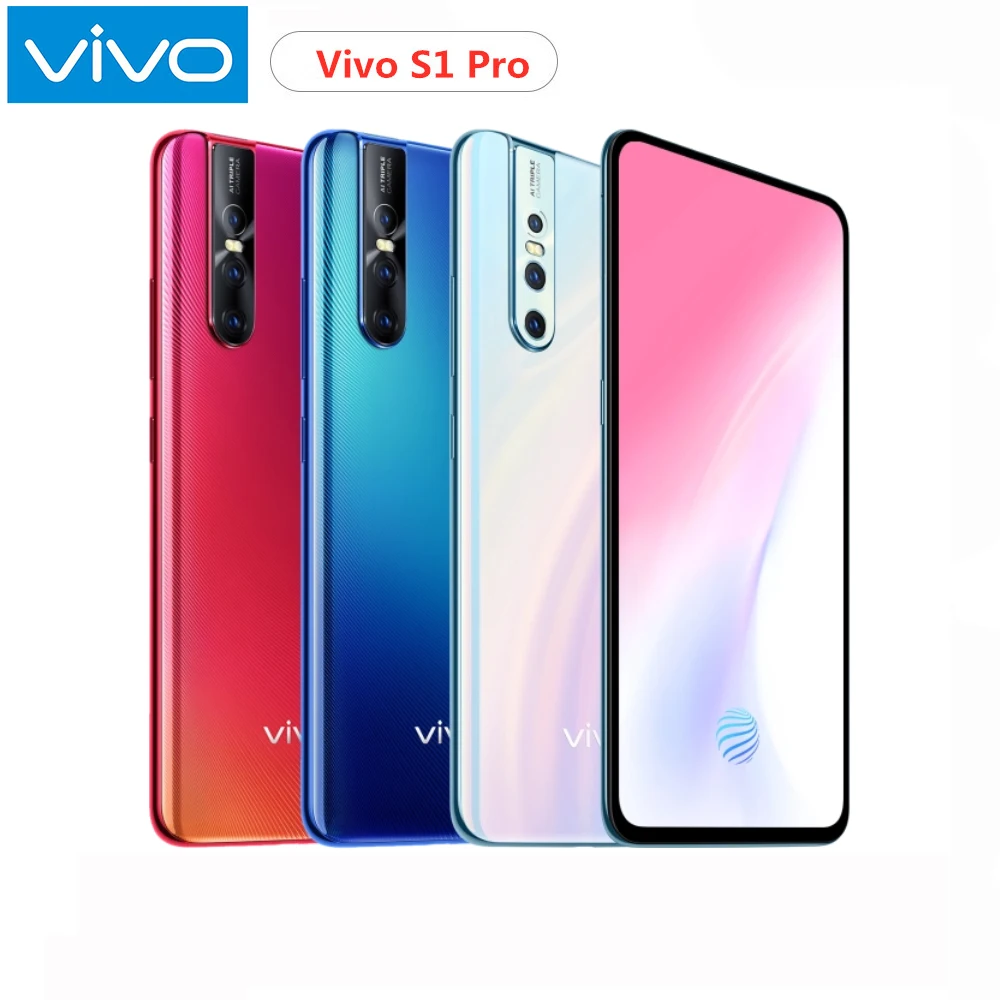 Официальный Vivo S1 Pro мобильный телефон 6 ГБ 256 Восьмиядерный snapdragon 675 39