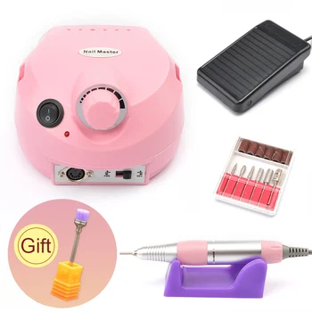 

35000RPM Professional Nail Drill Machine Set With Nail Drill Bits Electric Manicure Pedicure Machine Nail Art Tools