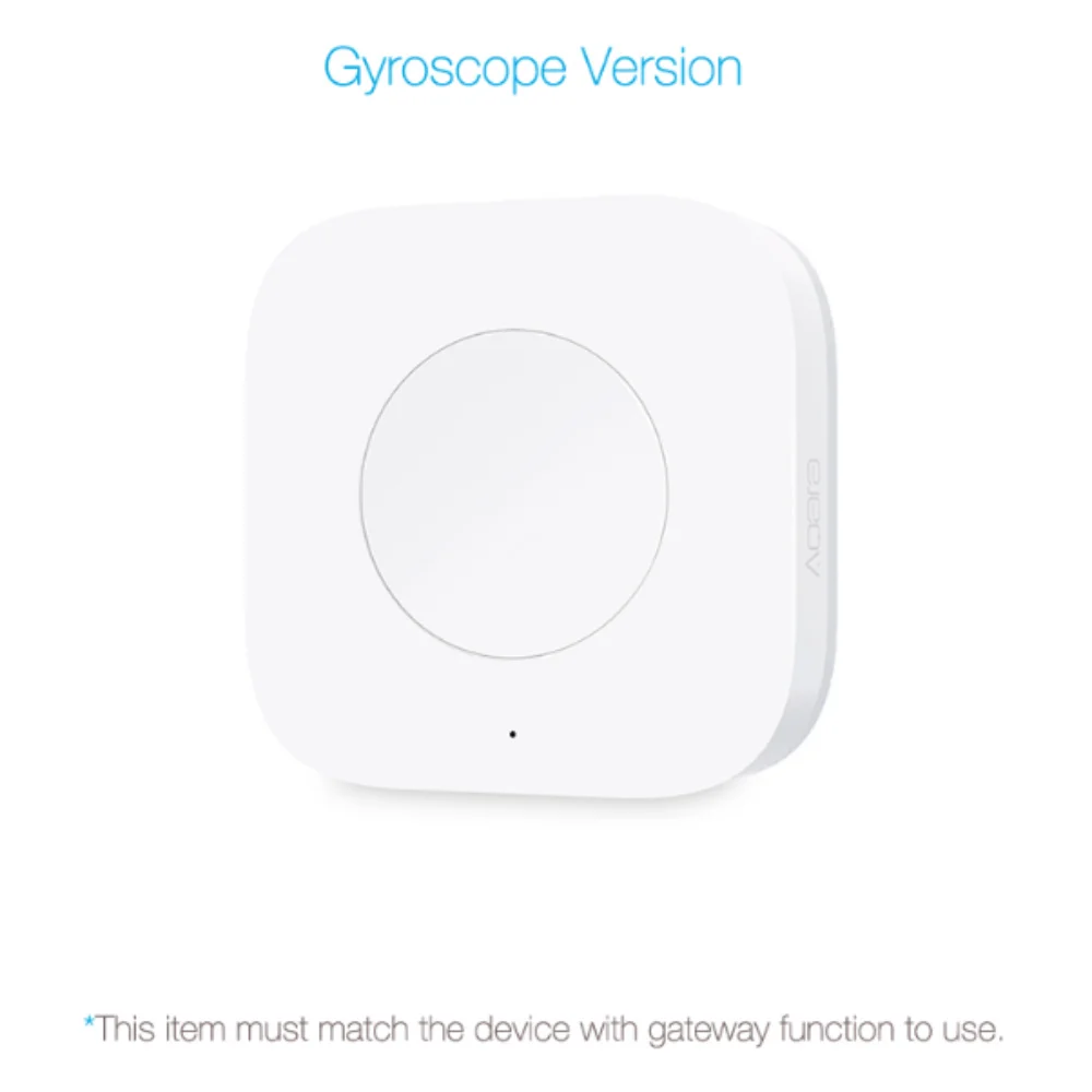 Xiaomi Aqara Smart Wireless Switch For Mi Home App Remote Control Security Alarm ZigBee Wifi Connection 1 gang Key Switches