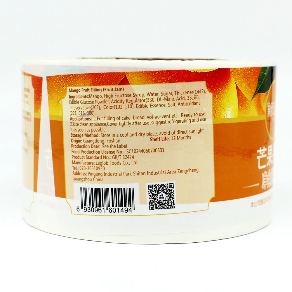 Рисунок 4 - Термостойкая манго этикетка для