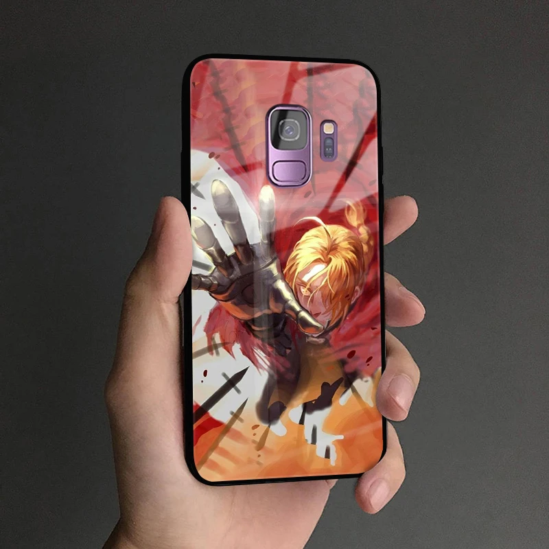 Аниме «Стальной алхимик» для samsung Galaxy S8 S9 S10e S10 Note 8 9 10 Plus Мягкий силиконовый чехол из закаленного стекла для телефона чехол - Цвет: AE 3826
