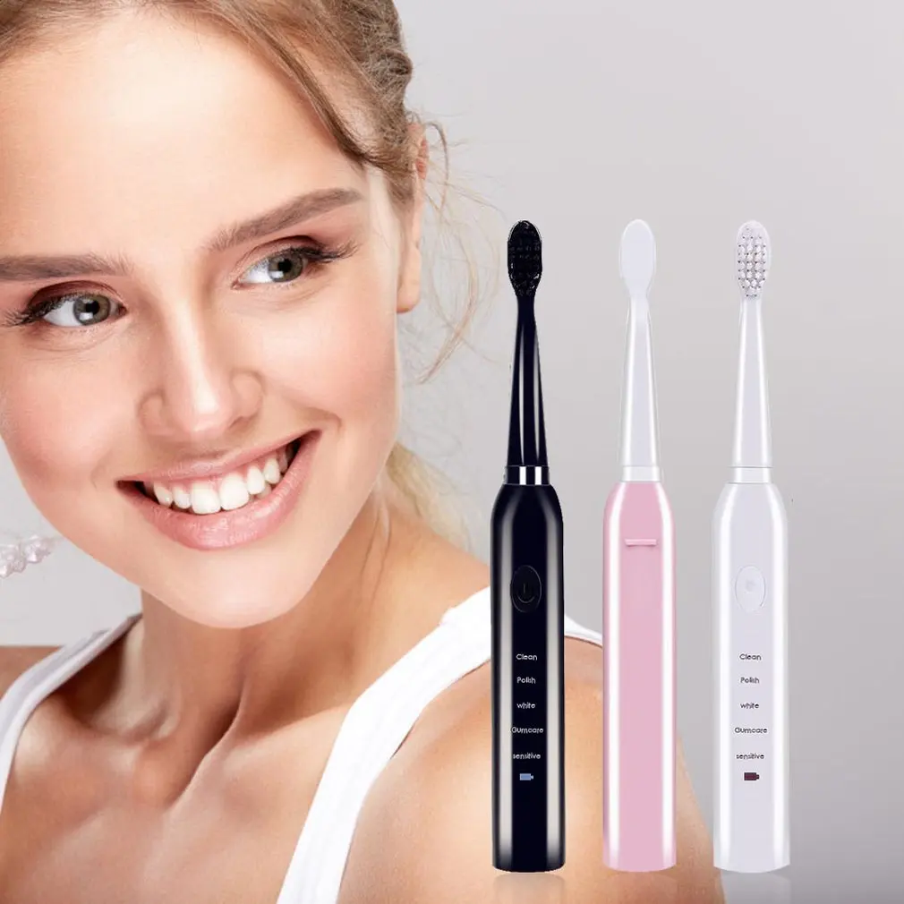 Powerful Electric Toothbrush Rechargeable Ultrasonic Washable Electronic Whitening Waterproof Teeth Brush Powerful Electric Toothbrush Rechargeable Ultrasonic Washable Electronic Whitening Waterproof Teeth Brush