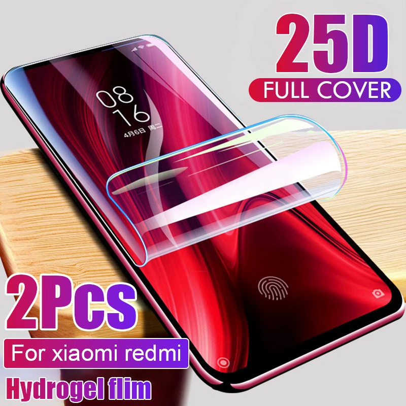Гидрогелевая пленка для защиты экрана Защитная Redmi Note 11 10 9 8 7 Pro 8T 9S Xiaomi Mi 9T POCO X3 F3 M3 2