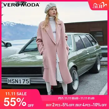 

Vero Moda Women's 100% wool double-faced pure woolen overcoat | 318427505